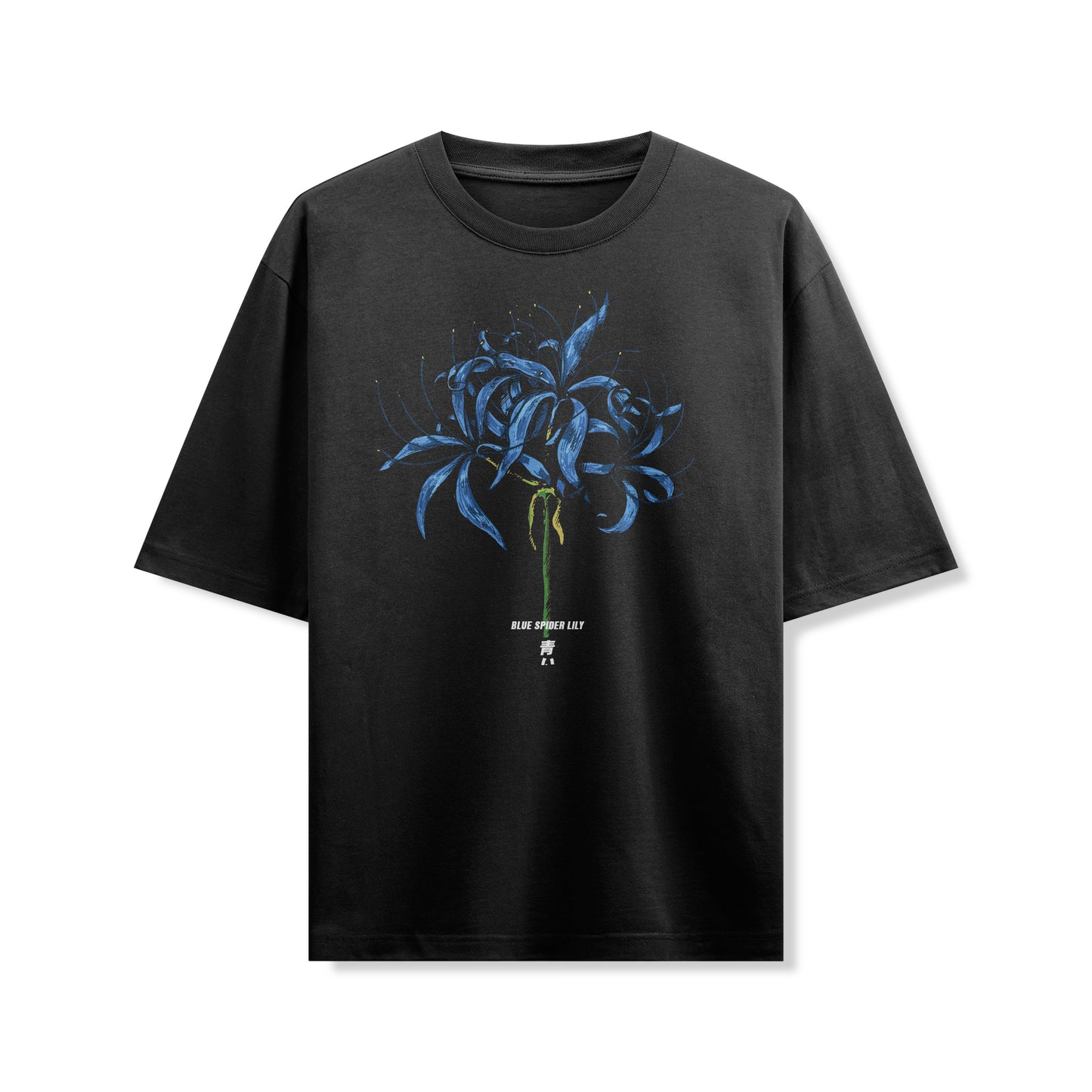 Demon Slayer - Blue Spider Lily Oversize Тениска