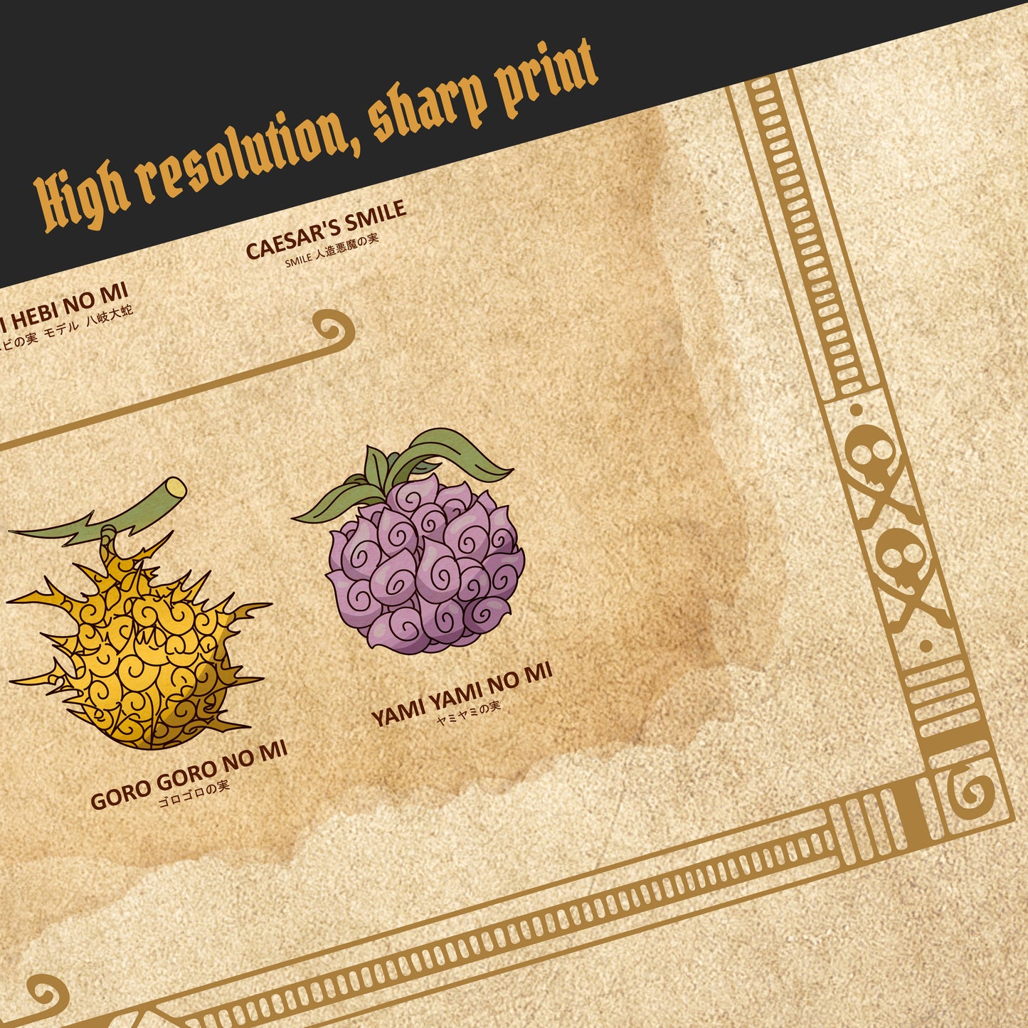 One Piece - Devil Fruits Канава