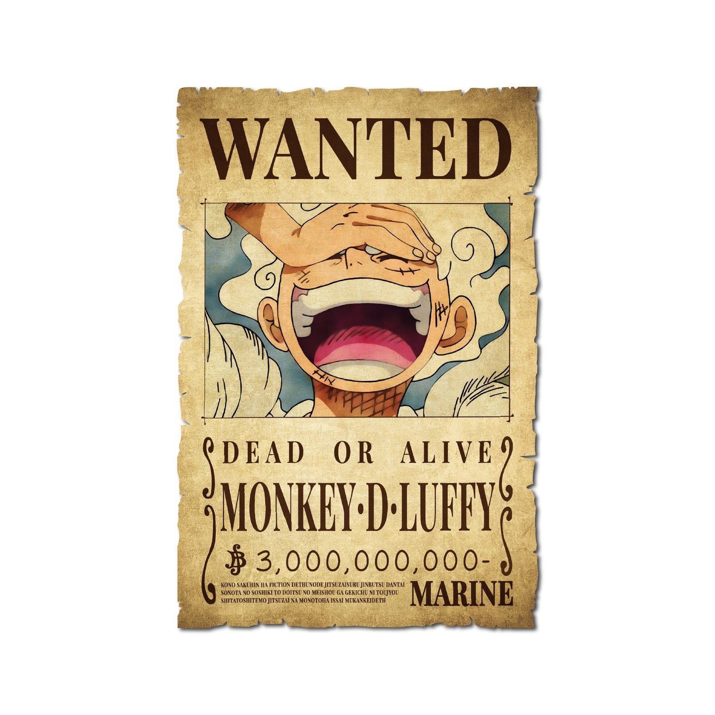 One Piece - Luffy Wanted Poster