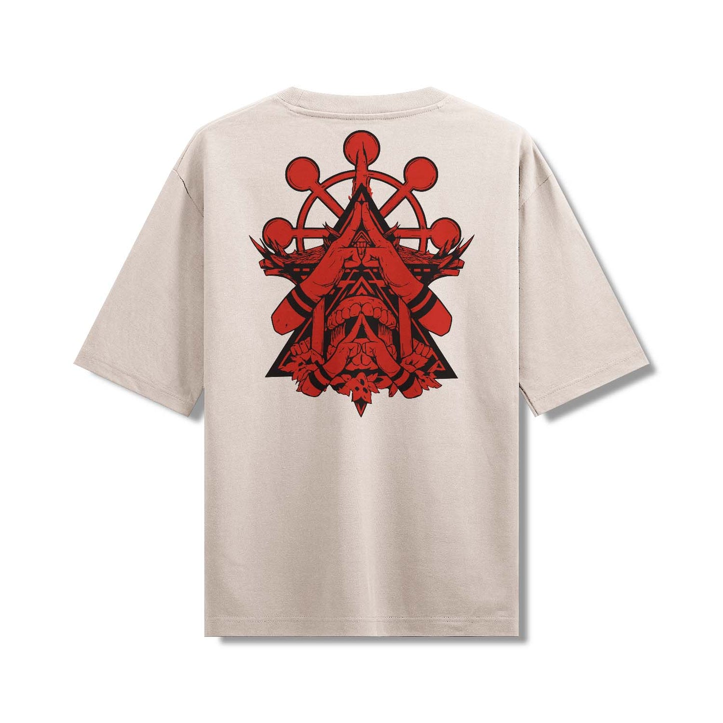 Jujutsu Kaisen - Sukuna RED Oversize Тениска