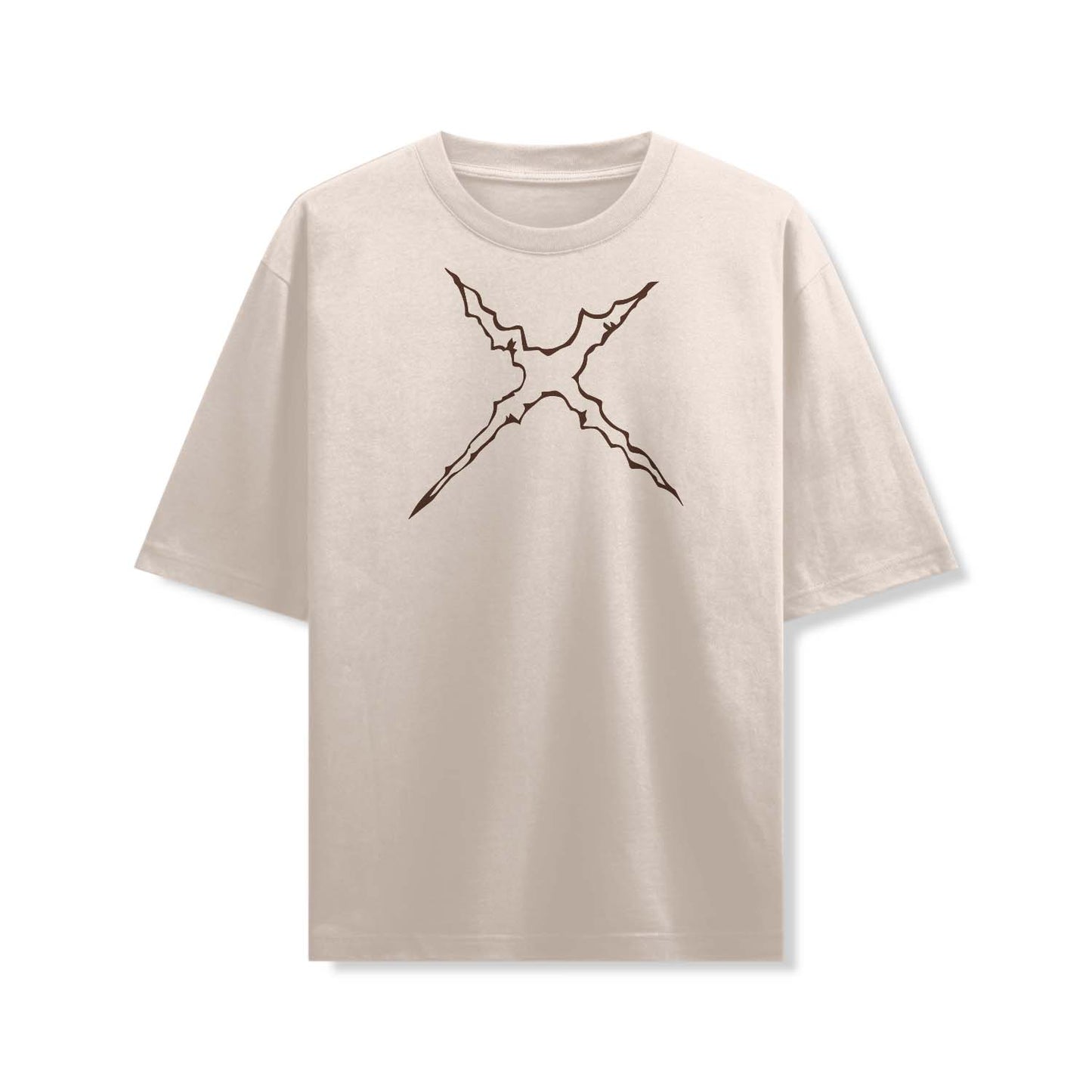 One Piece - Luffy Scar Oversize Тениска