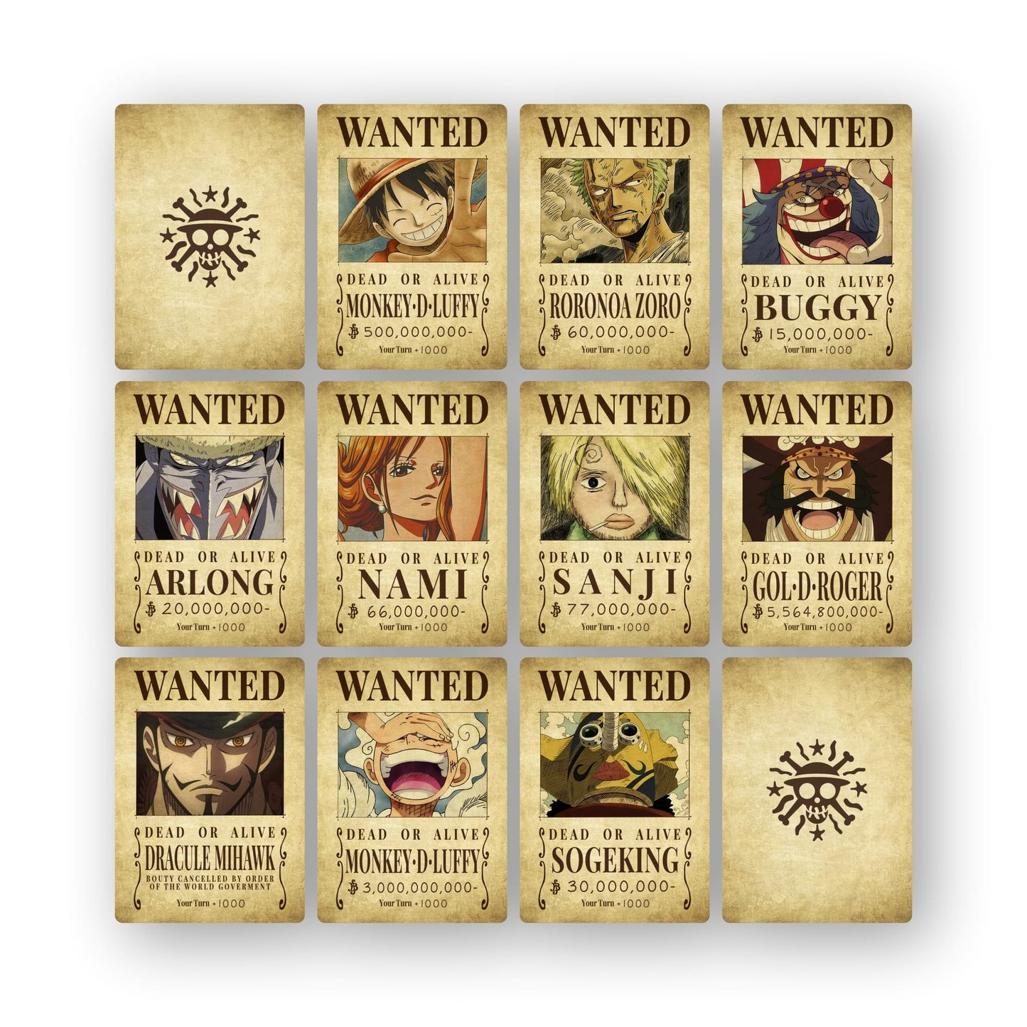 One Piece - Wanted Posters DON Карти за игра