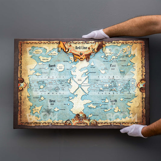 Канава - One Piece Карта на света