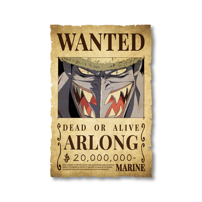 One Piece - Arlong Wanted Poster