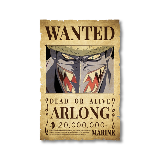 One Piece - Arlong Wanted Poster