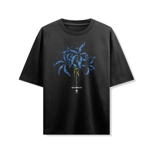 Demon Slayer - Blue Spider Lily Oversize Тениска