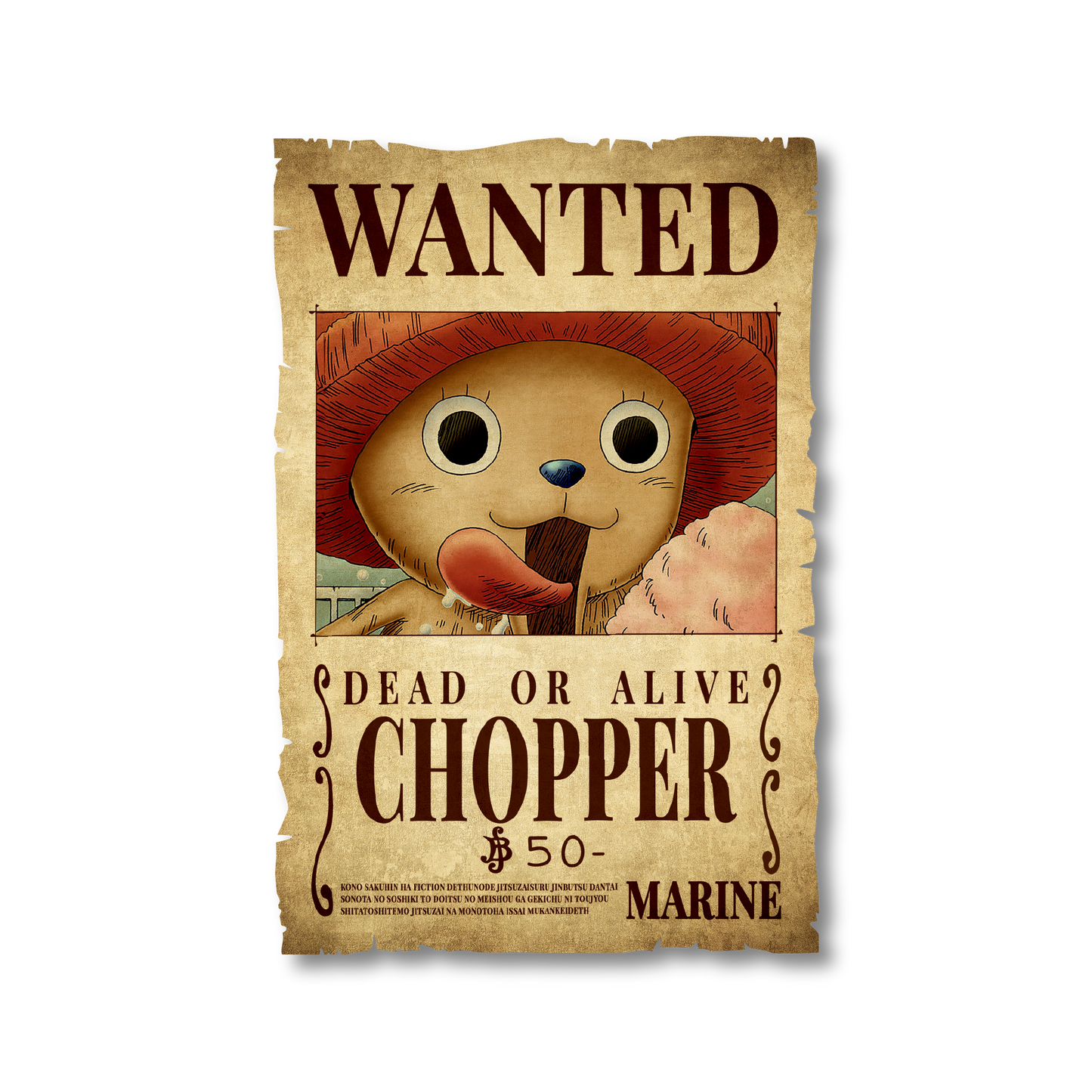 One Piece - Chopper Wanted Poster