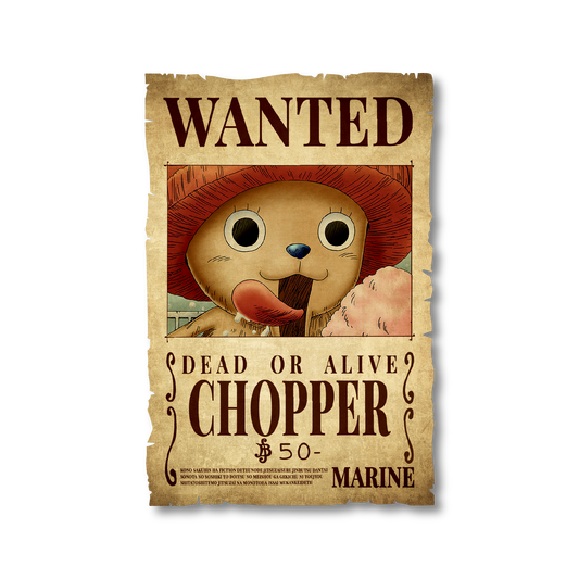 One Piece - Chopper Wanted Poster