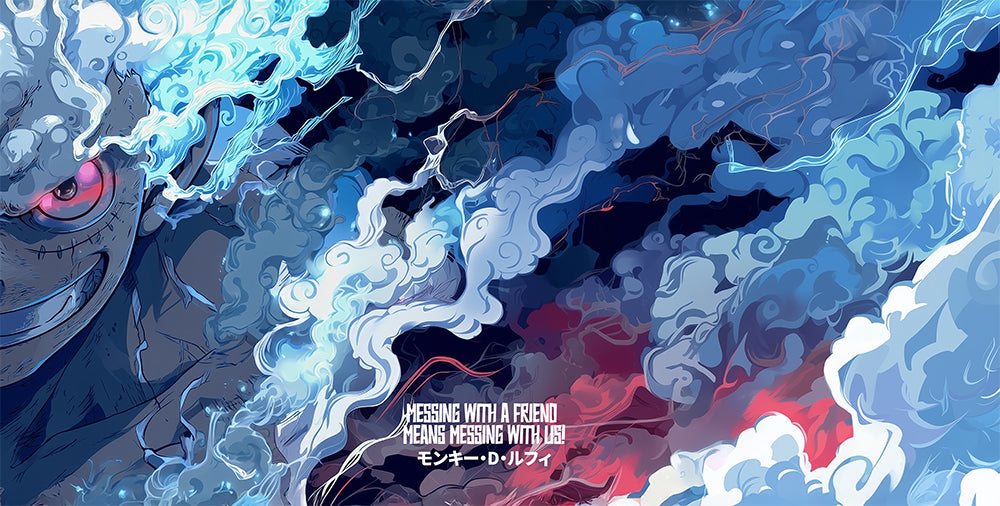 One Piece - Gear 5 Luffy подложка за мишка