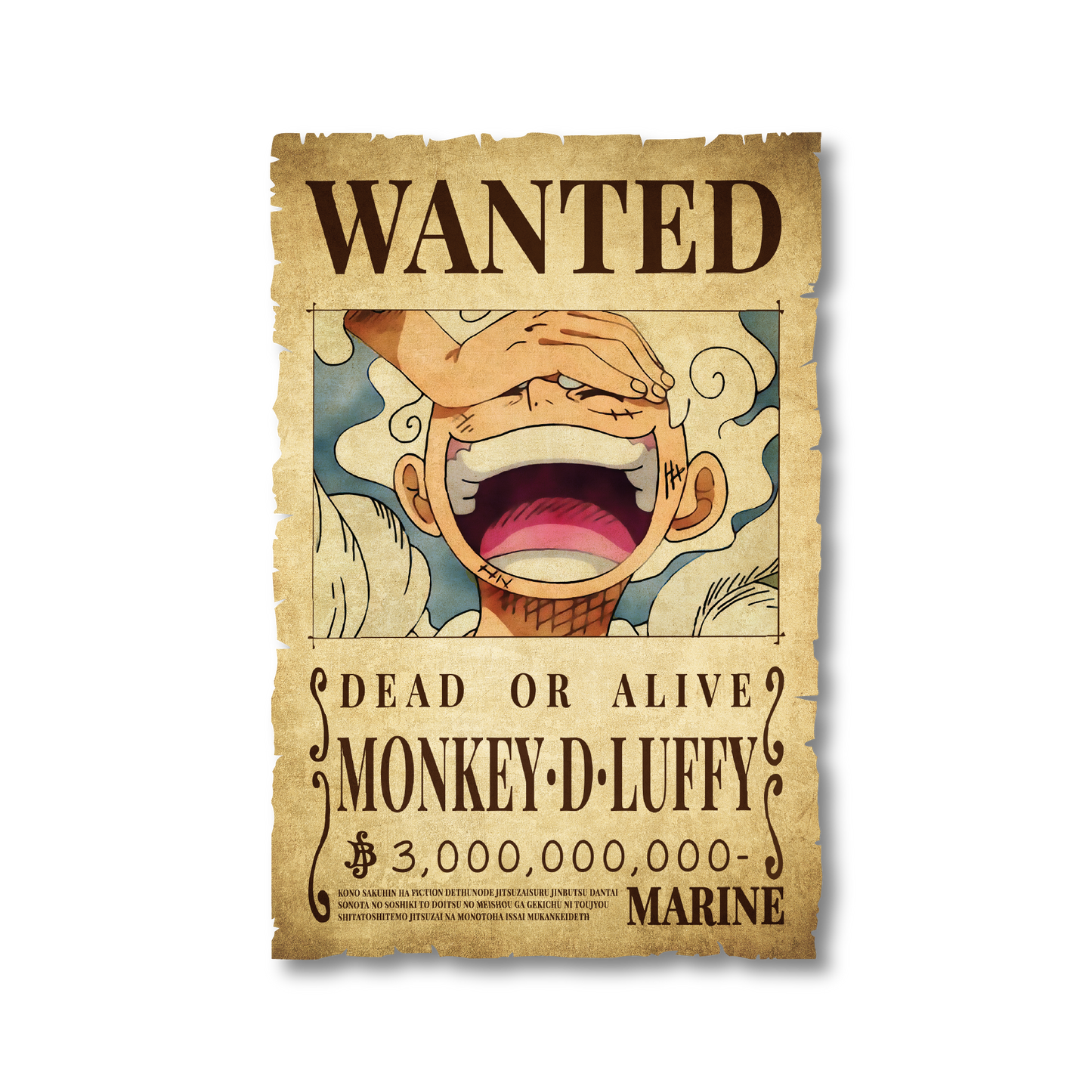 One Piece - Luffy Wanted Poster