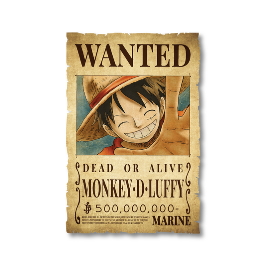 One Piece - Luffy Wanted Poster