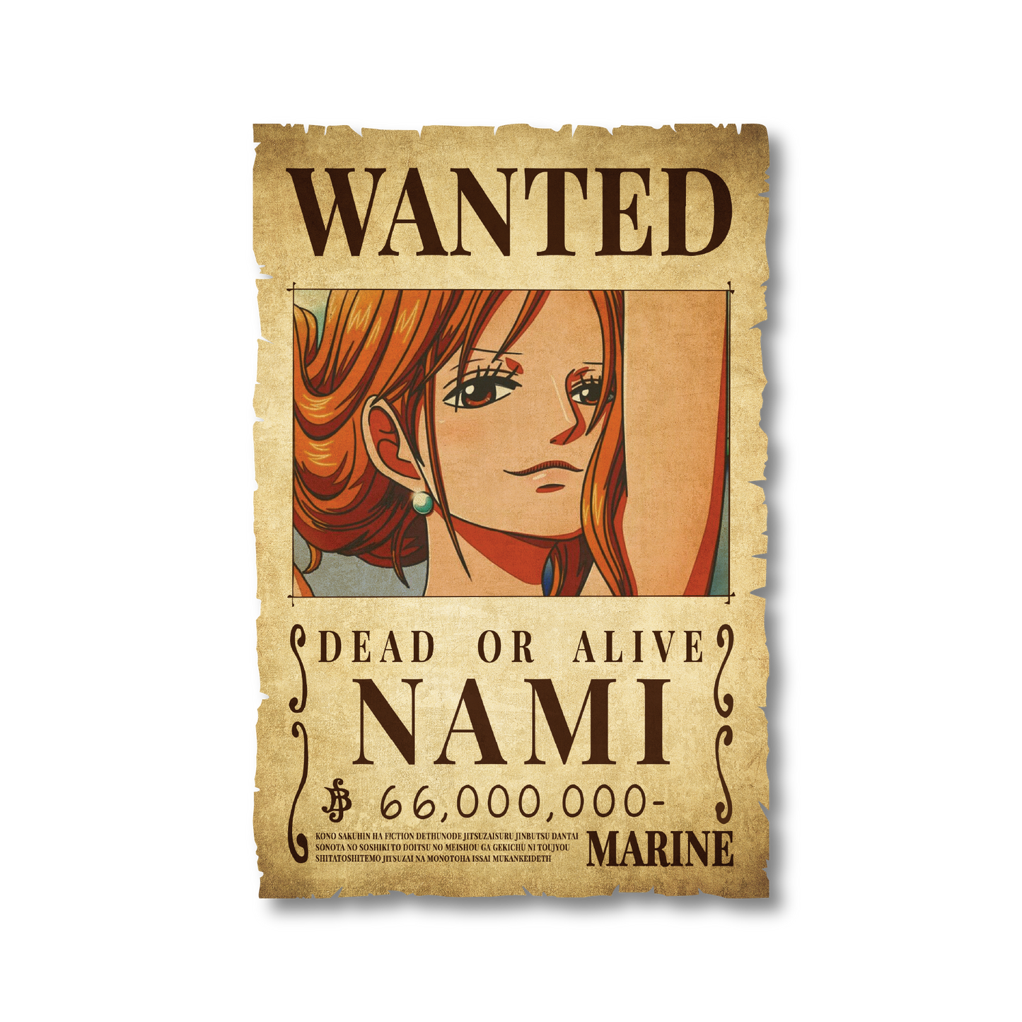 One Piece - Nami Wanted Poster