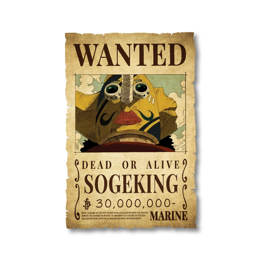 One Piece - Sogeking Wanted Poster