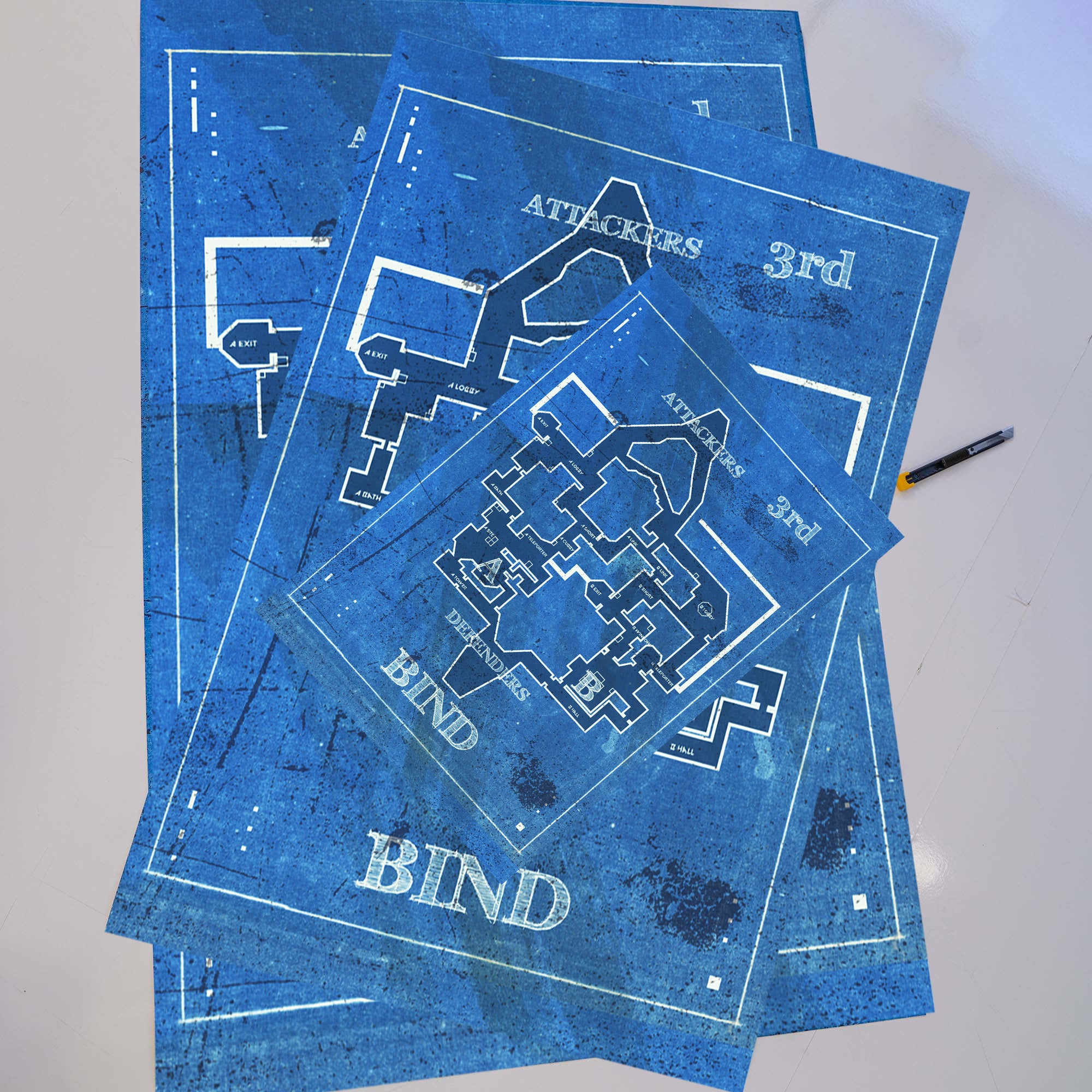 Гейминг карта - Valorant Bind Map – BoomLab