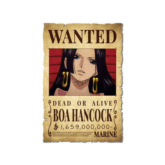 One Piece - Boa Hancock Wanted Poster