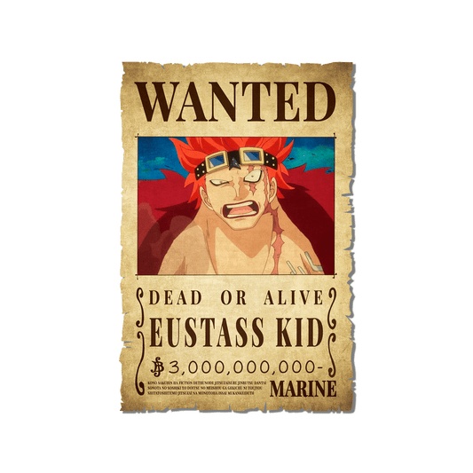 One Piece - Eustass Kid Wanted Poster